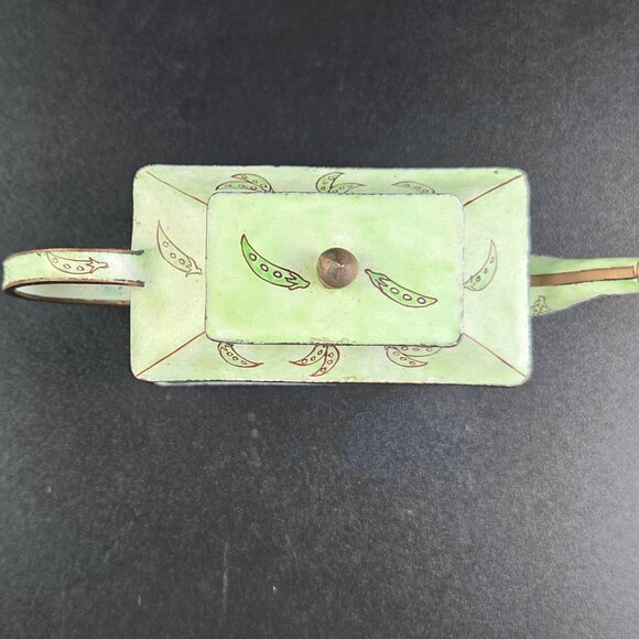 Miniature Enameled Teapot – Vegetables Design – 2 3/4" Tall - Picture 4 of 9